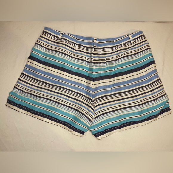 Tommy Bahama Linen Women’s Shorts Size 8 in Beach Blues - Picture 2 of 4
